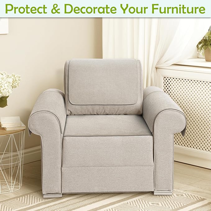 Couch Arm Covers, Sofa Arm Covers, Waterproof Armrest Cover - Image 2