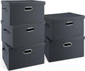 Graciadeco Medium 15" 21 Quart Collapsible Stackable Storage Bins by GraciadecoStorage