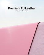 YSAGi Leather Desk Pad Protector, Large Mouse Pad, Non-Slip PU Leather Desk - Image 2