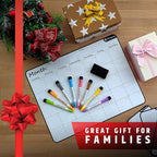Large Dry-Erase Magnetic Monthly Calendar + Free Bonus: 3 Grocery/to-Do List - Image 7