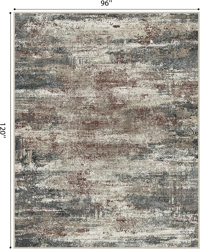 GENIMO 8x10 Area Rugs, Machine Washable Rugs - Image 2