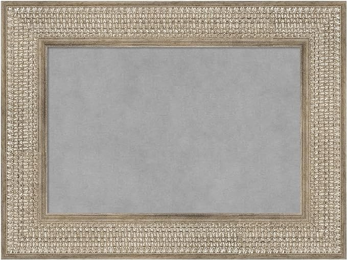 Amanti Art Silver Framed Magnetic Board 18x24 Small Vision Board by AmantiArt