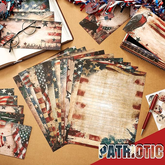 TaoBary 160 Pcs Stationery Paper Set 50 Double Sided Stationery Papers - Image 2