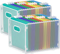 samstar 2 Pack Hanging File Organizer, Mesh File Folder Box Filing Box Cabinet by Samstar