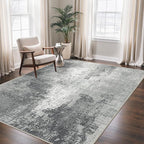 GENIMO Washable Area Rugs for Living Room, 8x10 Modern Non Slip Rugs, Low Pile by GENIMO