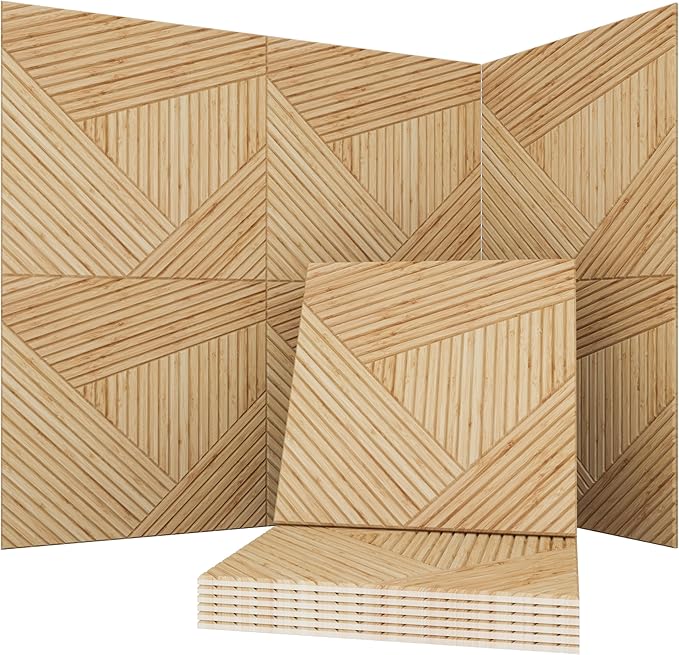 Soon Global Acoustical Wall Panels, 6-Piece 23.62 X 23.62 Inches Art Acoustic by SoonGlobal