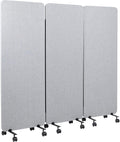 VIVO Freestanding 72 x 66 inch Privacy Panel, Mobile Cubicle Divider, x3 24 by VIVO