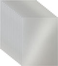 100 Sheets Silver Shimmer Cardstock 8.5 x 11 Metallic Paper, 92lb Heavyweight by Guakicae