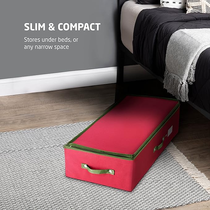 ZOBER Underbed Christmas Ornament Storage Box - Image 3