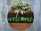Wood front door sign Wood sign Home decor Welcome sign Sign - Image 2