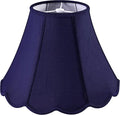 GOSO Set of 1 Leaf Scalloped Lamp Shade Blue, 6×13×9.8 Inch Spider Lamp Shade by GOSO