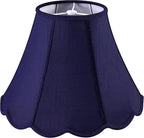 GOSO Set of 1 Leaf Scalloped Lamp Shade Blue, 6×13×9.8 Inch Spider Lamp Shade by GOSO