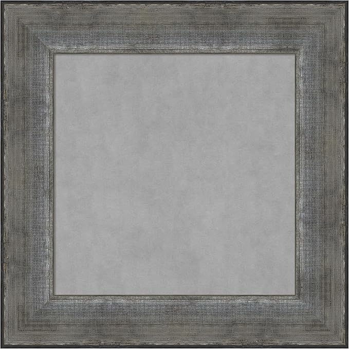 Amanti Art Silver Framed Magnetic Board 16x16 X-Small Vision Board by AmantiArt