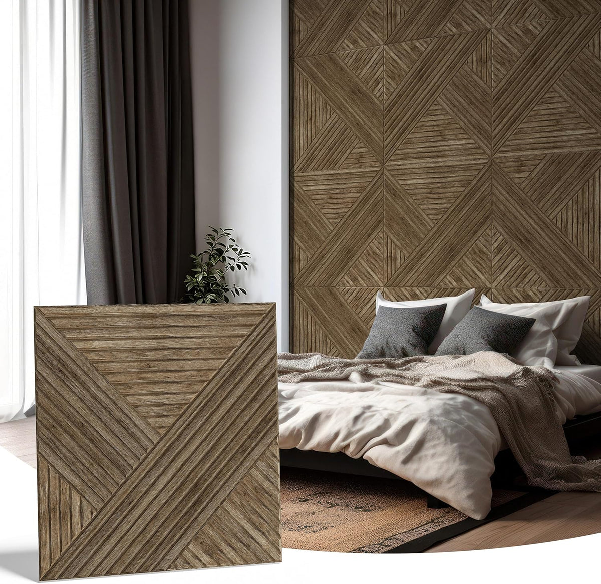 acoustic wall panels, decorative sound absorbing panels, wood-look, main product view