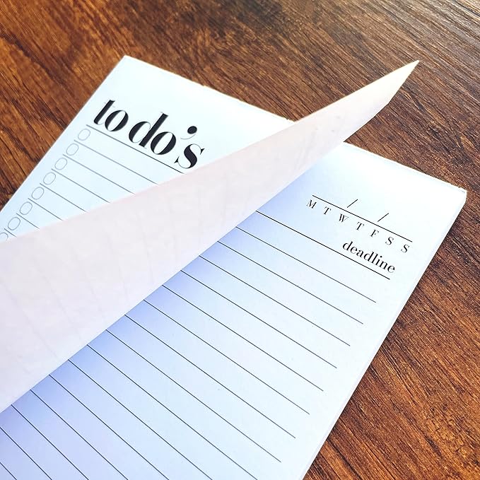 HADIGU To Do List Notepad A5 Size Premium Thick Paper - Image 4