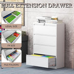 mysteeldepot 4 Drawer Lateral File Cabinet - Image 5