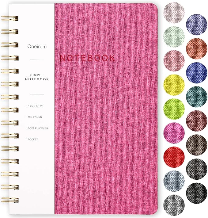Spiral Notebook-5.75" x 8.125" College Ruled Journal by Oneirom