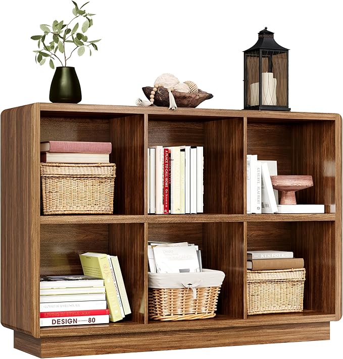 ChooChoo 6 Cube Storage Organizer, Wooden Bookcase by ChooChoo