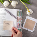 DiverseBee 50 Sheets Pastel Transparent Sticky Notes, 3x3” Clear Sticky Tabs - Image 3