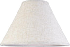 GO&SO Large Lamp Shades Set of 2 Oatmeal Beige Linen Lamp Shade, 6.5" Top x - Image 8