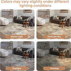 GENIMO Washable Area Rugs for Living Room, 8x10 Modern Non Slip Rugs, Low Pile - Image 6