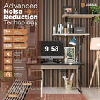 Avana Modern Acoustic Wood Wall Panels – 94.4 X 12.6 Inch Smoke Walnut Acoustic - Image 5