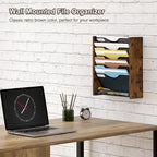 PAG-Mass Wall File Organizer, 6 Tier Mesh Mail Organizer Wall Mounted, Hanging - Image 2
