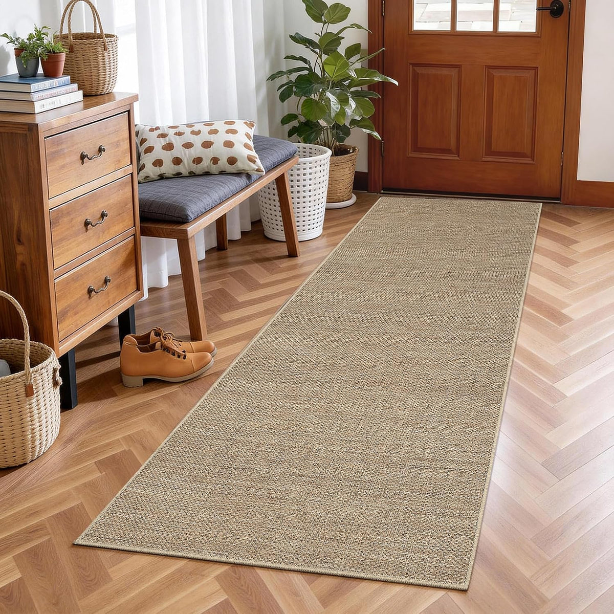 garveehome 2x6 runner rug for hallway modern solid, main product view