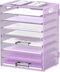 DALTACK 9-Tier Paper Letter Tray Desk Organizer by DALTACK