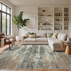 GENIMO 6x9 Area Rug-Washable, Lightweight Foldable Low Pile Carpet - Image 3