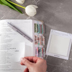 DiverseBee 50 Sheets Pastel Transparent Sticky Notes, 3x3” Clear Sticky Tabs - Image 3