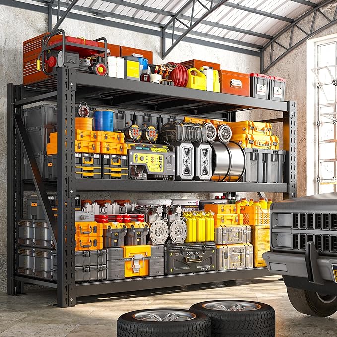 Bepatio 8250LBS Garage Shelving Heavy Duty Storage Shelves Industrial Metal - Image 5