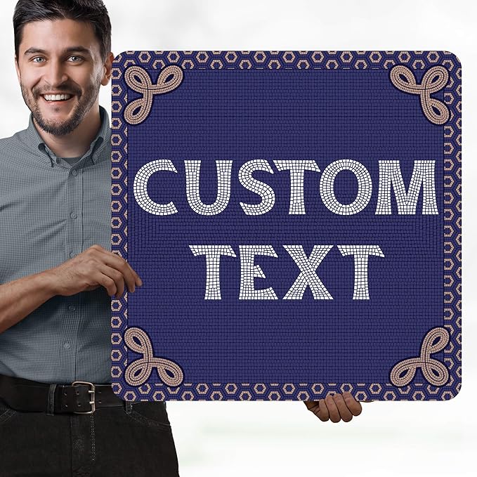 Custom Sign, Custom Street Sign, 11 Font Colors, 13 Font Styles, 4 Hole Options - Image 2