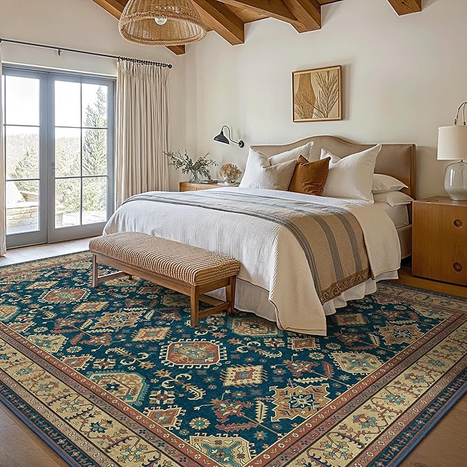 GENIMO Machine Washable 8x10 Area Rugs - Image 4