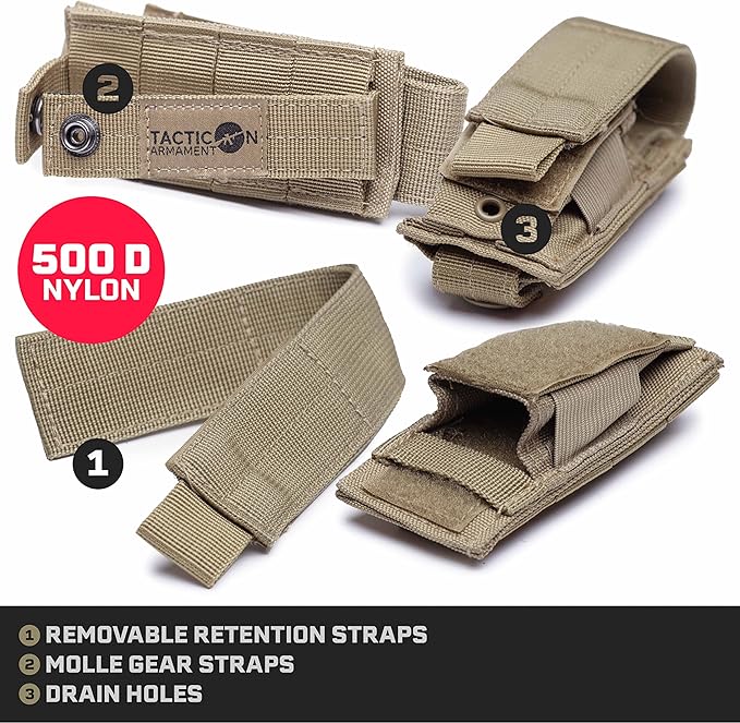 Tacticon P1 P2 P3 BattlePouch | Universal Pistol Mag Pouch | Combat Veteran - Image 5
