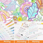 HANKU 0.38mm Fine Point Pen, 16 Pack Colored Fineliner Bible Pens No Bleed - Image 4