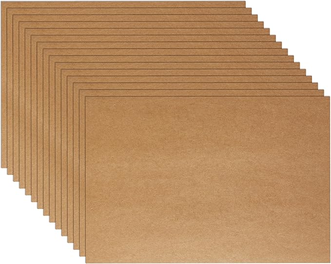 Guakicae 60 Sheets Brown Cardstock 4 x 6 Thick Paper, 300gsm/110lb Heavyweight by Guakicae