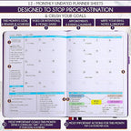 Life Planner - Undated Weekly & Monthly Planner, 12-Month Journey to Increase - Image 4