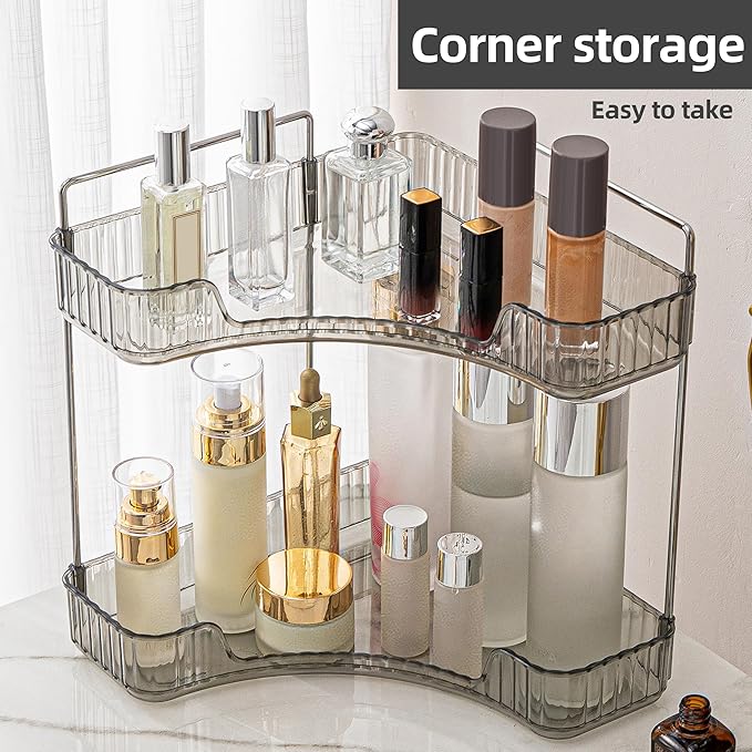 YCIA&DONE Corner Bathroom Counter Organizer, Makeup Organizer - Image 4
