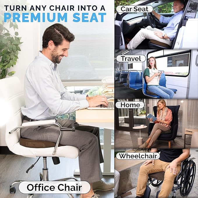 ComfiLife Premium Gel & Memory Foam Seat Cushion – Doctor Recommended Office - Image 8