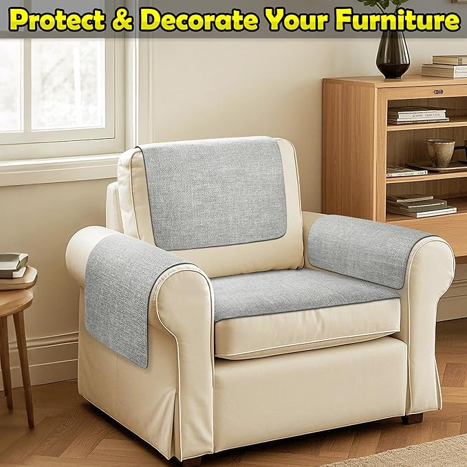 Couch Arm Covers, Waterproof Armrest Cover - Image 2