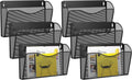 GDINDINFAN 6 Single Pocket Wall File Holder, Mesh Hanging File Folder Paper