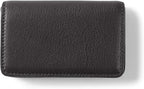 Leatherology Black Onyx Business Card Case, Magnetic Closure ID Holder by Leatherology
