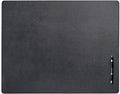 Black Leather 24" x 19" Desk Mat Without Rails by Dacasso