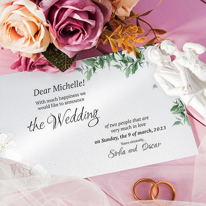 White Shimmer Cardstock Paper, 120 Sheets 250gsm/92Ib Pearlescent Paper - Image 5