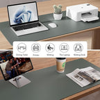Aothia Faux Leather Desk Mat – Large Mouse Pad, Non-Slip PU Leather Blotter - Image 8