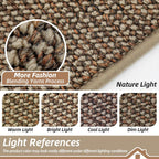 beqhause hallway runner rugs 2x6, hallway rug non-slip, front angle view