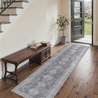 GENIMO Runner Rug 2x7 Non Slip Machine Washable Hallway Runner Rug, Low Pile - Image 2