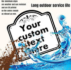 custom garden sign, Custom Indoor/Outdoor Decorative Sign，Aluminum Weatherproof - Image 3