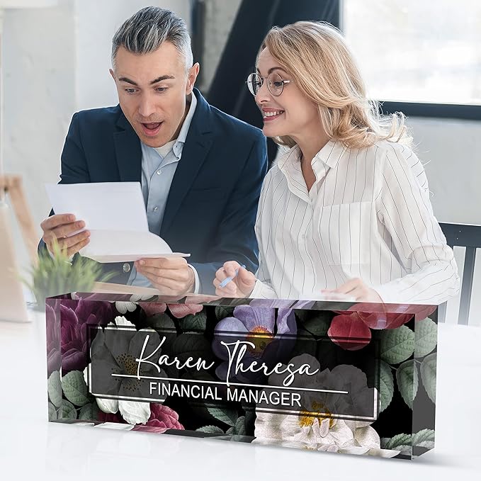 Custom Office Name Plate, Personalized Gifts - Image 5